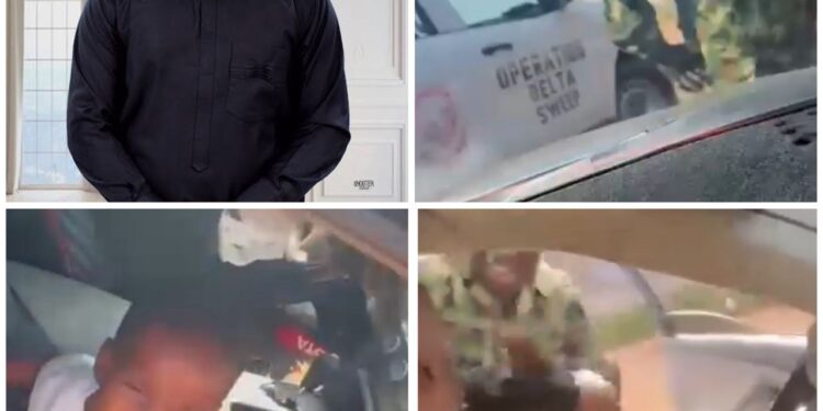 Activist, Harrison Gwamnishu, calls out security agents for allegedly assaulting man in the presence of his wife and little child (video)