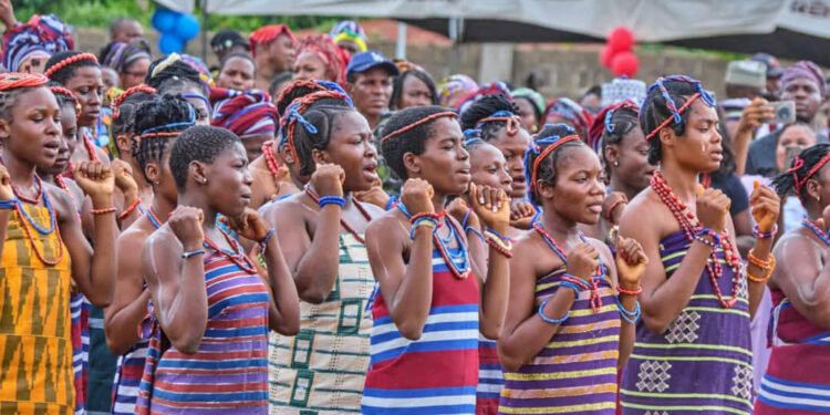 Kogi Community Initiates 103 Pretty Virgin Girls Into Womanhood (Photos)