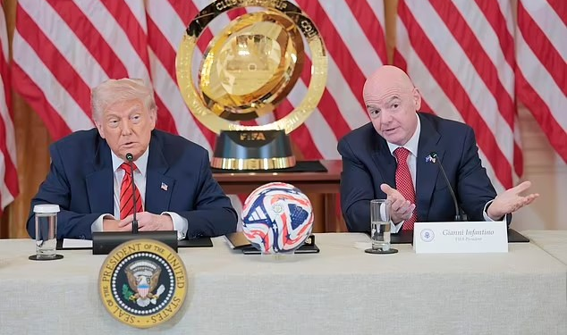 President Trump suggests Russia should be offered return to next year’s World Cup as ‘incentive’ to end Ukraine war