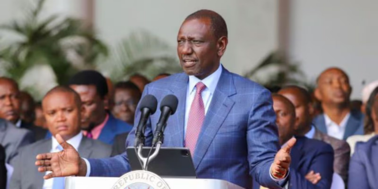 Shoe thrown at Kenya’s President Ruto during rally