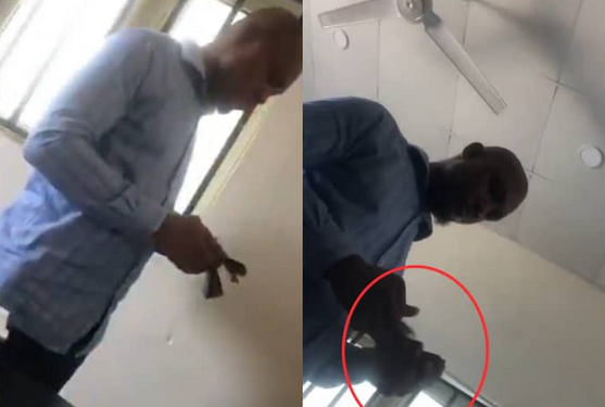 UNN staff caught on video charging students ₦16k each before signing their clearance forms