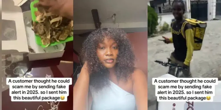 Cake vendor sends yam peels to client who tricked her with fake transfer (video)