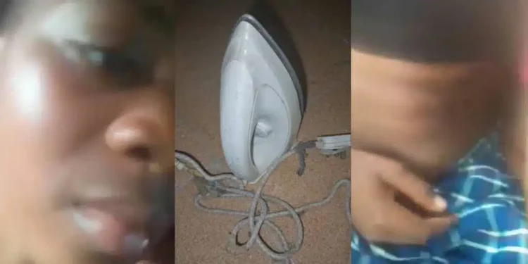 Principal, teachers torture 14-year-old maid with hot iron after maid’s boss accused her of ₦30k theft (video)