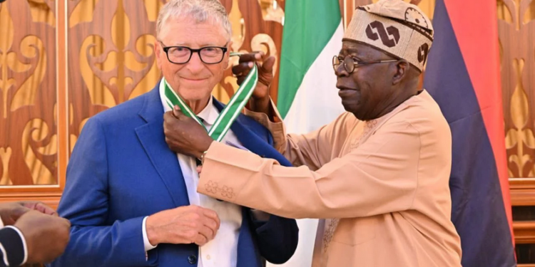 President Tinubu confers national honour on Bill Gates