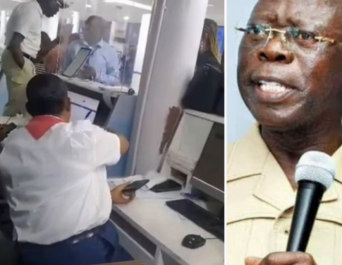 Drama as Oshiomole allegedly shuts down Lagos airport terminal after missing his flight to Abuja (video)