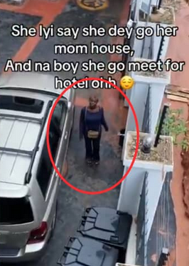 Man confronts girlfriend who claimed she was visiting mother but was spotted in hotel 