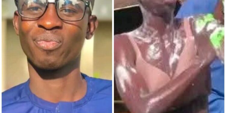 TikToker remanded in prison for bathing on street in Kano