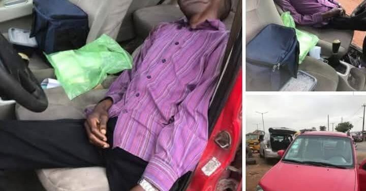 Man dies inside his vehicle on Lagos road