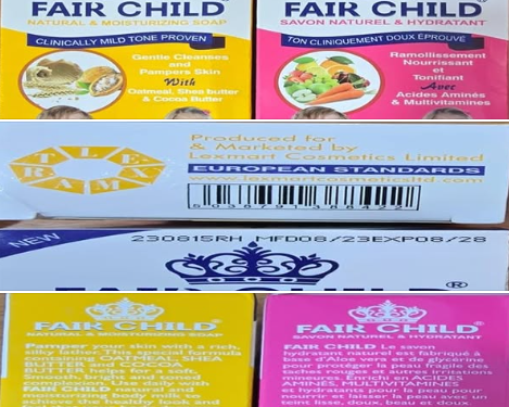 NAFDAC alerts Nigerians on circulation of unregistered skin lightening soap for children