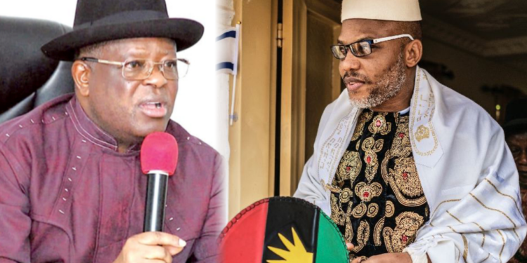 Nnamdi Kanu’s release won’t be a condition for south-east to support Tinubu in 2027 – Umahi