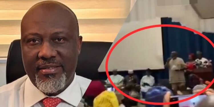 “‘APC comot for road, ADC don come’ — Dino Melaye’s chant against Tinubu’s party