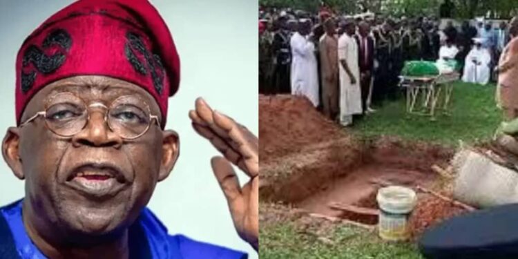 “The country is proud of the way President Bola Ahmed Tinubu was buried” — Akpabio slips