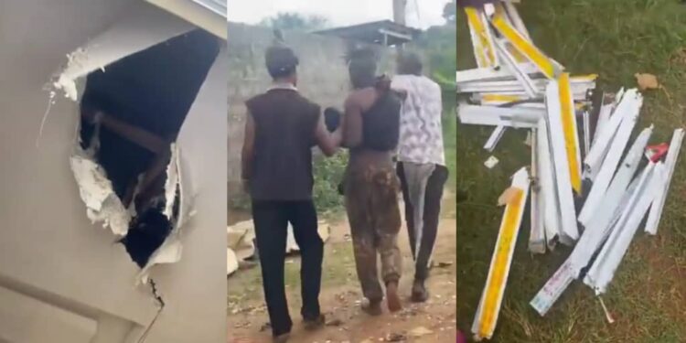 Man nabbed for stealing wires and window aluminum from uncompleted building