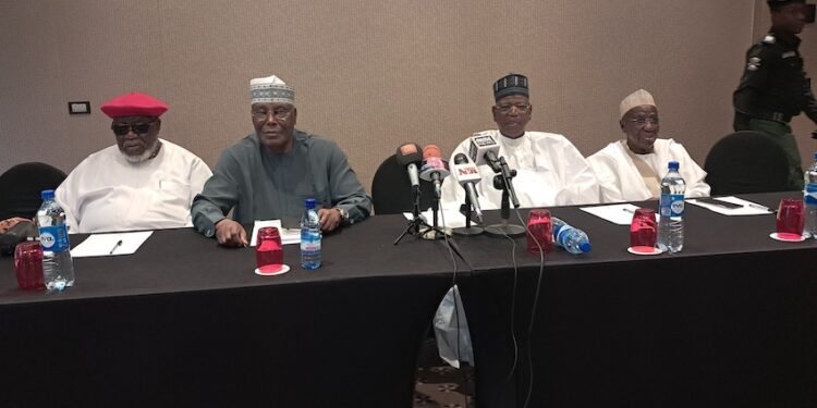 Venue for the official declaration of the coalition allegedly cancelled 24 hours before the event