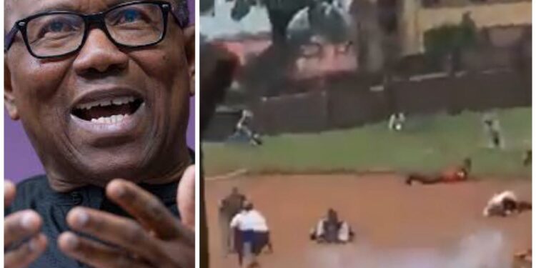 Peter Obi reacts to violence that erupted at Auchi Polytechnic leading to death of two students (video)