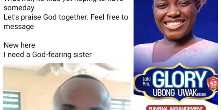 Widowed Nigerian man seeks a “God-fearing sister” weeks before the burial of his wife