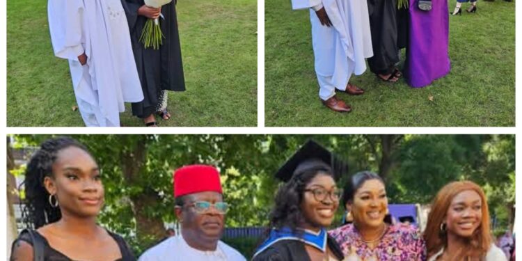 David Umahi’s daughter graduates with first class from UK varsity