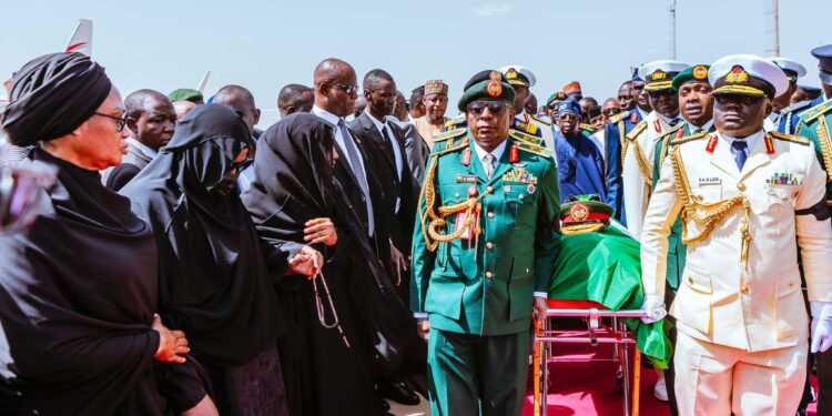 Photos from Late President Muhammadu Buhari’s funeral