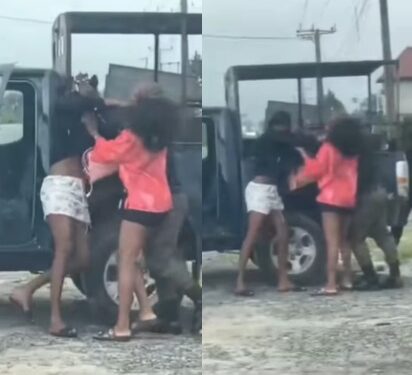 Delta Police PRO reacts to trending video of police officer allegedly arresting lady over ”indecent dressing”