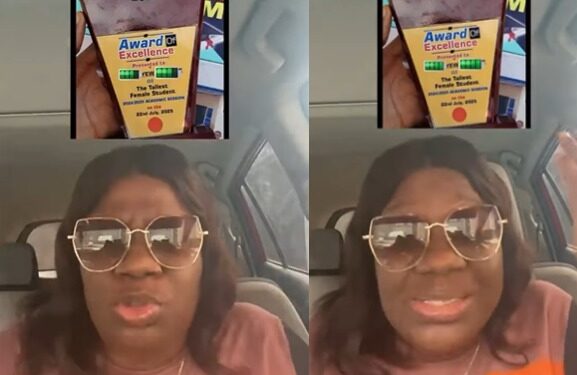 Nigerian mum slams school for organizing award category for the tallest female in a class