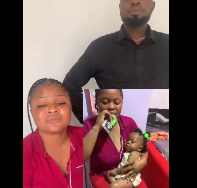 Nigerian mum denies giving her baby alcohol, claims content in the alcohol sachet was soft drink