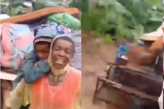 Woman cries out as husband’s siblings chase her out 10 days after his passing