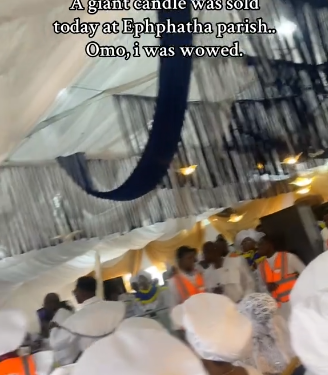 Celestial Church prophet sells candle for ₦1.5 million during live service