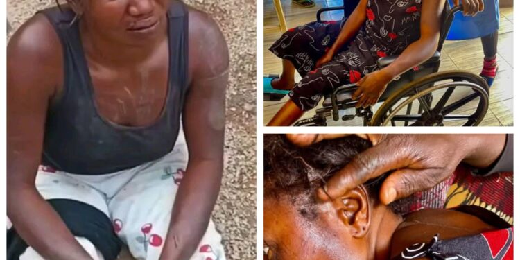 Mob brutally assaults woman after drunk man accused her of stealing his manhood in Jos (video)
