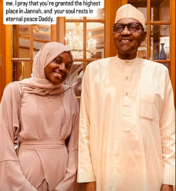 “I’m heartbroken” – Buhari’s daughter, Noor mourns