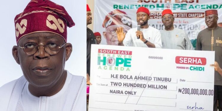 South-East group donates ₦200m to support Tinubu’s 2027 re-election bid