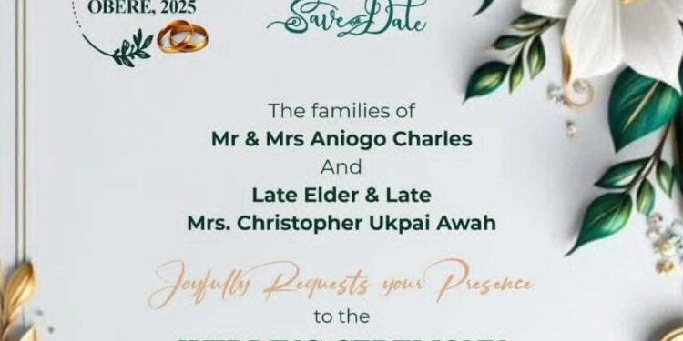 Nigerian couple’s wedding invitation goes viral over unique clause