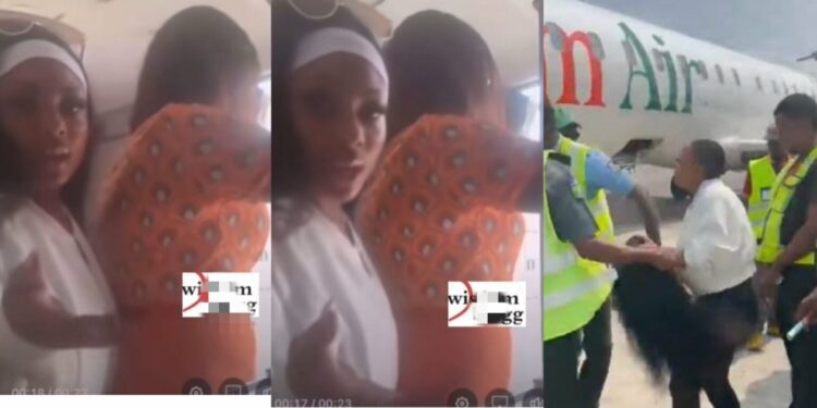 “I knew something triggered her behaviour” – Netizens react as fresh video of Ibom Air incident emerges