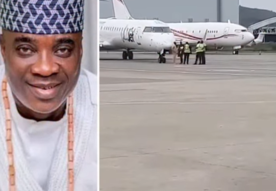 Moment KWAM 1 nearly knocked down by ValueJet pilots in Abuja airport (video)
