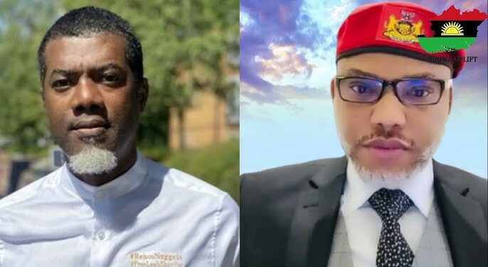 Nnamdi Kanu files N60 billion defamation suit against Reno Omokri