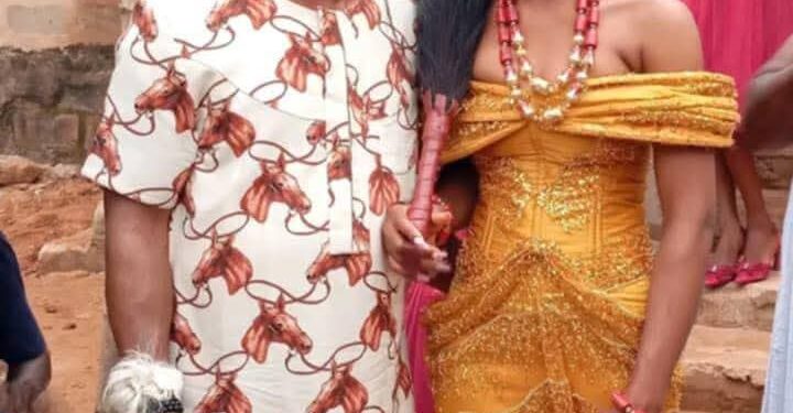 Anambra couple’s wedding photos spark backlash over obvious age difference