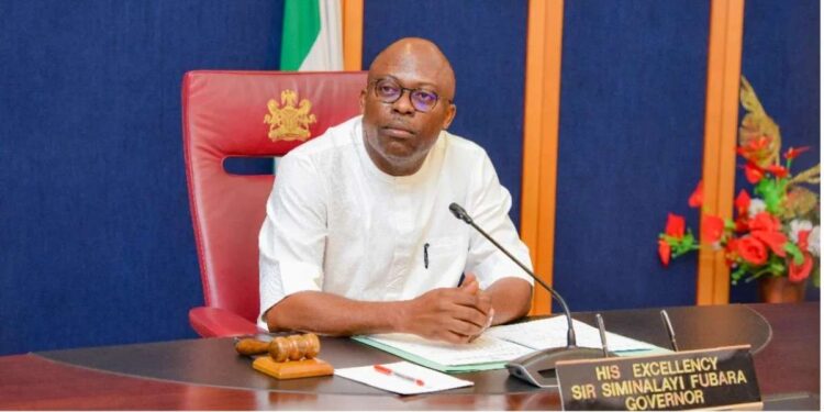 Rivers State Governor, Siminalayi Fubara, arrives in Port Harcourt