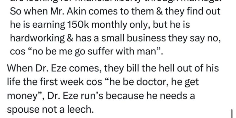 Most women are looking for financial liberty through marriage- Nigerian lawyer claims