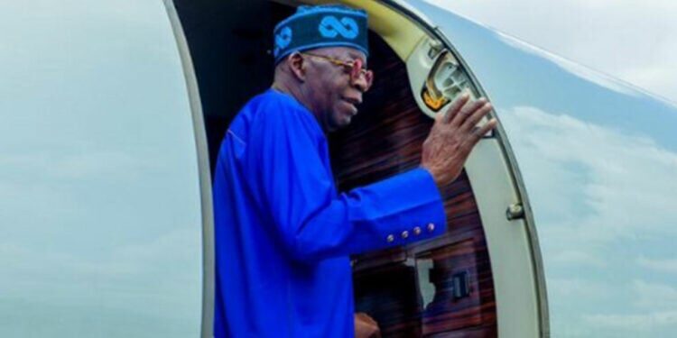 President Tinubu returns to Abuja after 2-week vacation in France