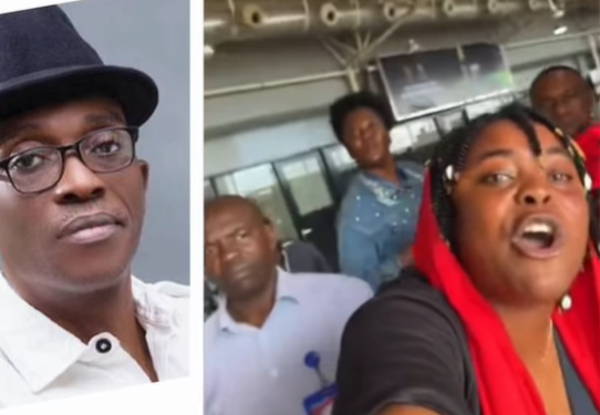 Mama Pee accuses Labour factional leader, Julius Abure of sending thugs to attack her at airport after confrontation