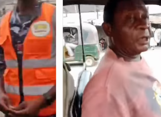 Woman confronts policeman for allegedly trying to extort money from a keke rider (video)