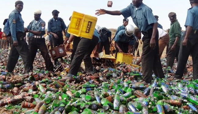 Kano Hisbah confiscates 1600 bottles of beer