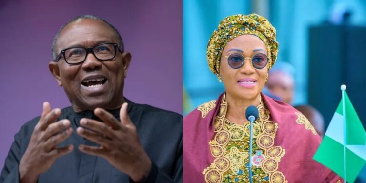 “Nigerians are finished” — Peter Obi reacts to Remi Tinubu’s birthday request