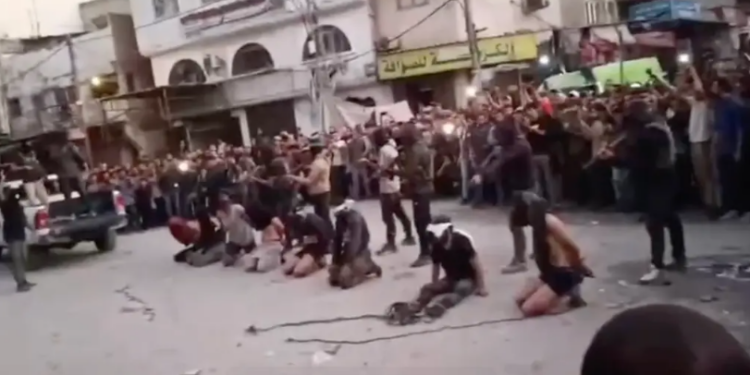 Hamas publicly executes ‘collaborators of Israel’ just hours after signing peace treaty with Israel