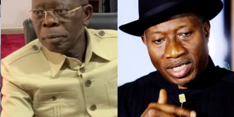 Only your enemy wants you to contest against Tinubu –  Oshiomhole warns Jonathan