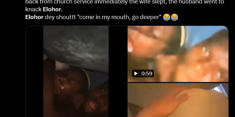 Alleged Sextape Of Elohor Who Slept With Her Best Friend’s Husband Trending On Social Media (+18 Only)