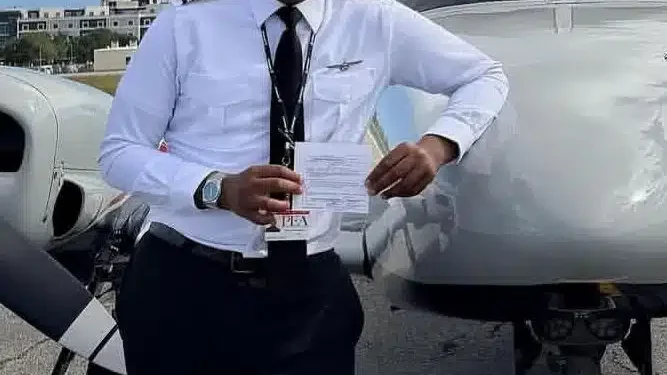 18-year-old becomes Nigeria’s youngest commercial pilot