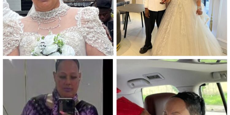 “He’s not going anywhere” – American woman celebrate 2 months wedding with her Nigerian husband