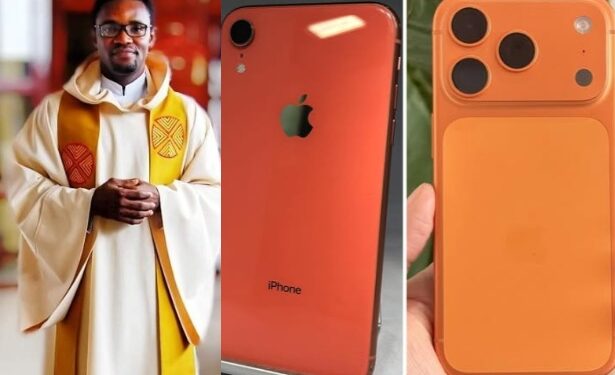 Untreated inherent disease called poverty mentality – Catholic priest knocks Nigerians converting XR Iphones to iphone 17 promax