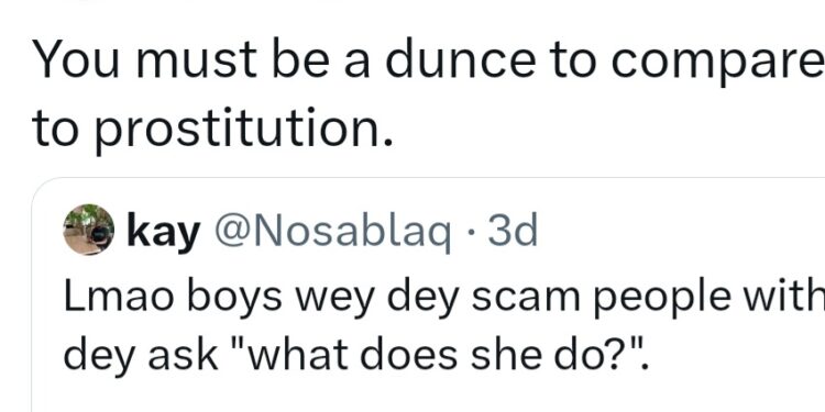 Man fights tooth and nail to prove prostitution is worse than fraud