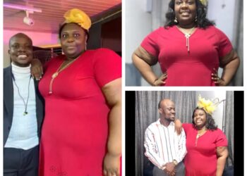 Nigerian woman appreciates husband for his unconditional love while struggling with her weight